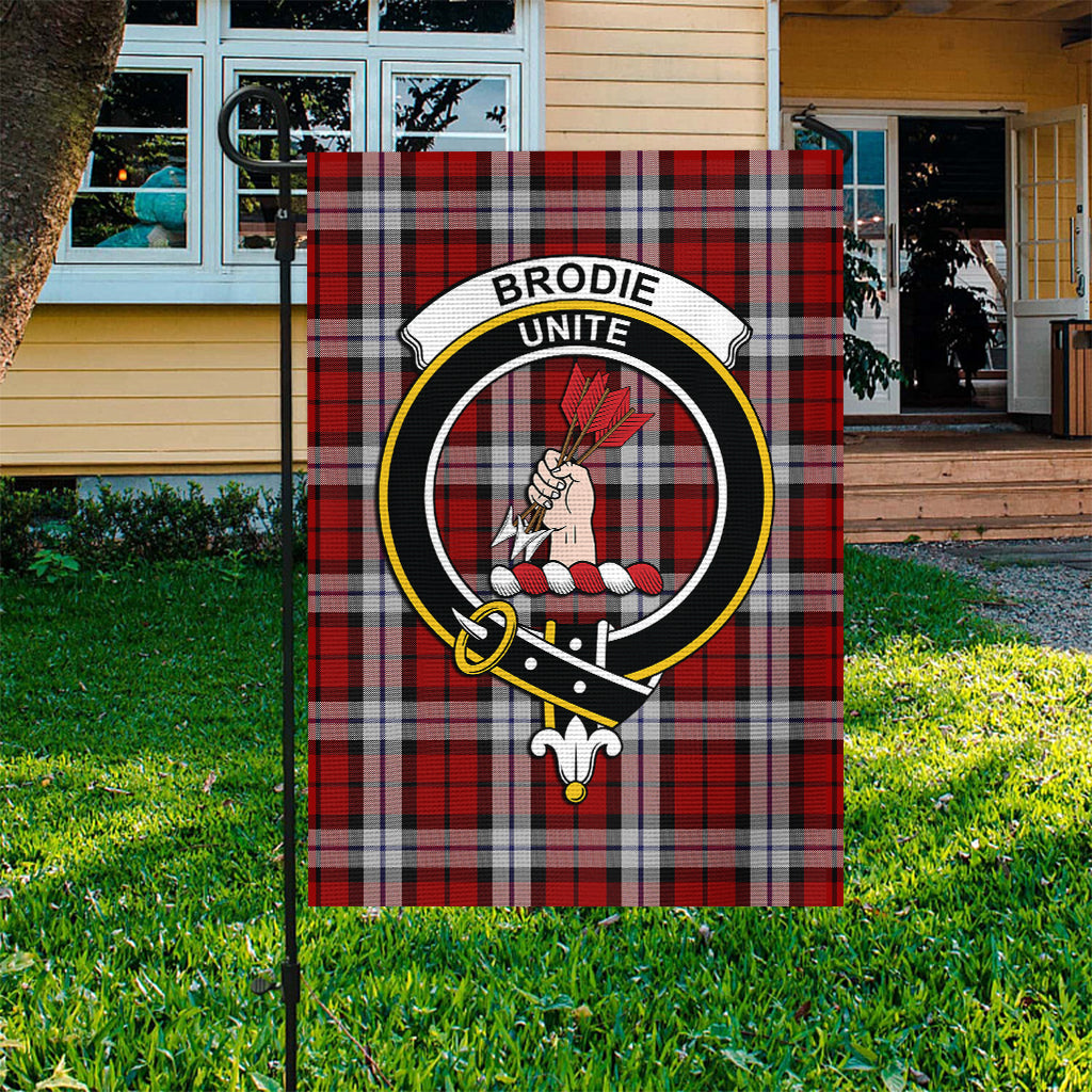 Brodie Dress Tartan Flag with Family Crest - Tartanvibesclothing