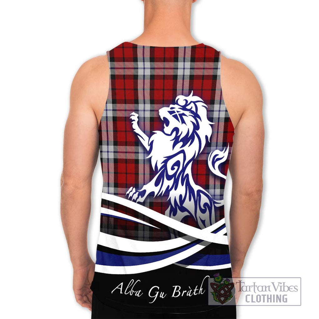 Brodie Dress Tartan Men's Tank Top with Alba Gu Brath Regal Lion Emblem - Tartanvibesclothing Shop