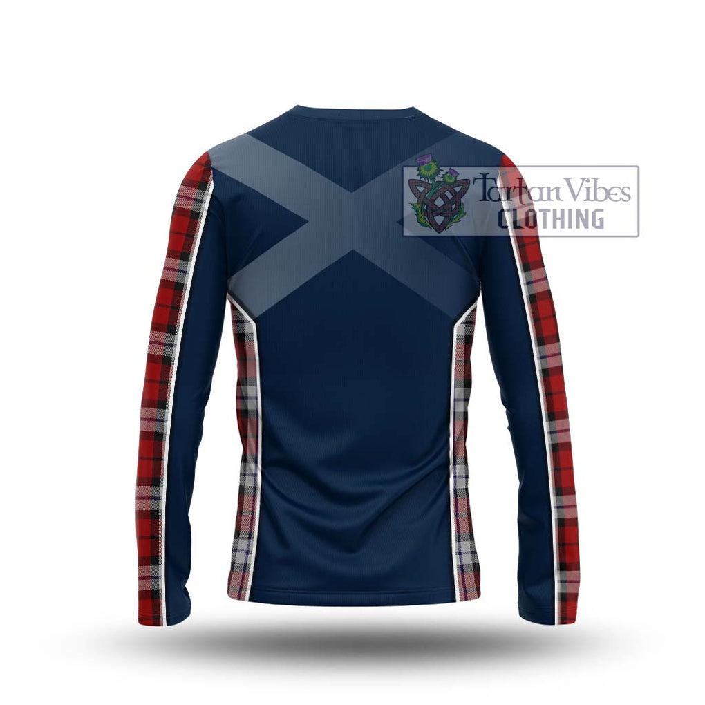 Brodie Dress Tartan Long Sleeve T-Shirt with Family Crest and Lion Rampant Vibes Sport Style - Tartan Vibes Clothing