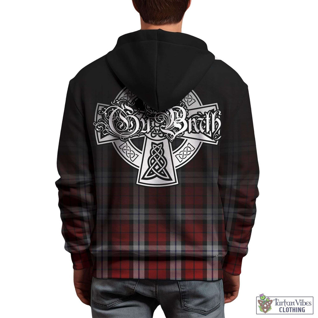 Tartan Vibes Clothing Brodie Dress Tartan Hoodie Featuring Alba Gu Brath Family Crest Celtic Inspired