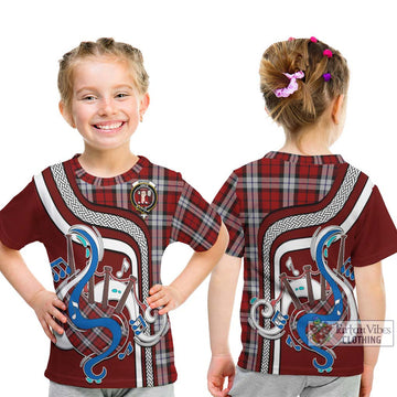 Brodie Dress Tartan Kid T-Shirt with Epic Bagpipe Style