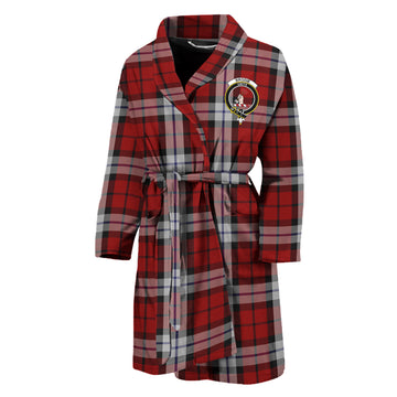 Brodie Dress Tartan Bathrobe with Family Crest