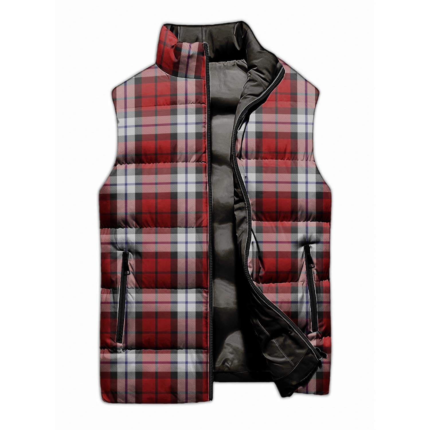 Brodie Dress Tartan Sleeveless Puffer Jacket - Tartanvibesclothing