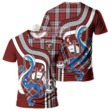 Brodie Dress Tartan T-Shirt with Epic Bagpipe Style