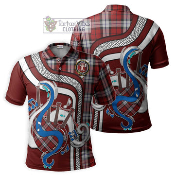 Brodie Dress Tartan Polo Shirt with Epic Bagpipe Style