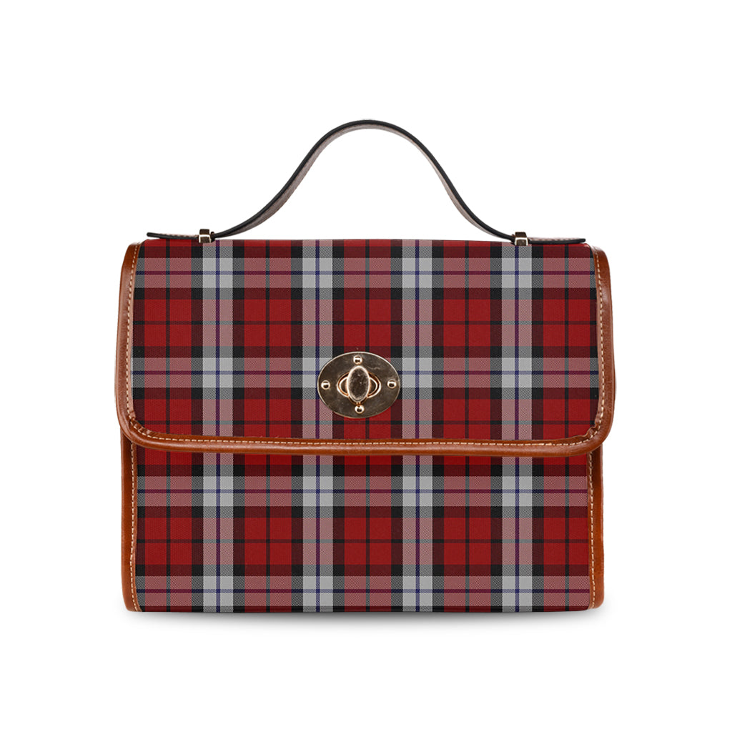 Brodie Dress Tartan Leather Strap Waterproof Canvas Bag - Tartanvibesclothing