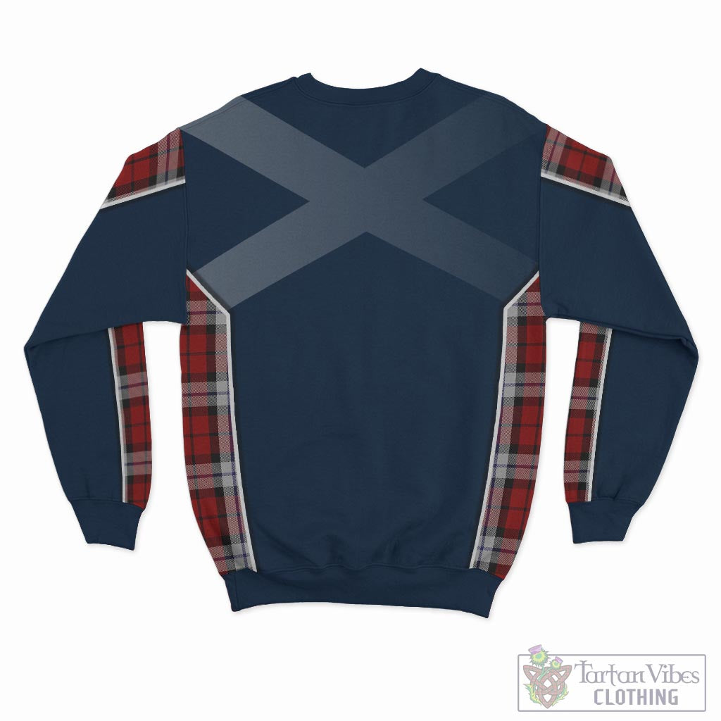 Tartan Vibes Clothing Brodie Dress Tartan Sweatshirt with Family Crest and Scottish Thistle Vibes Sport Style