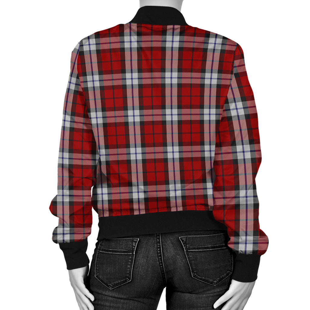 Brodie Dress Tartan Bomber Jacket with Family Crest - Tartanvibesclothing