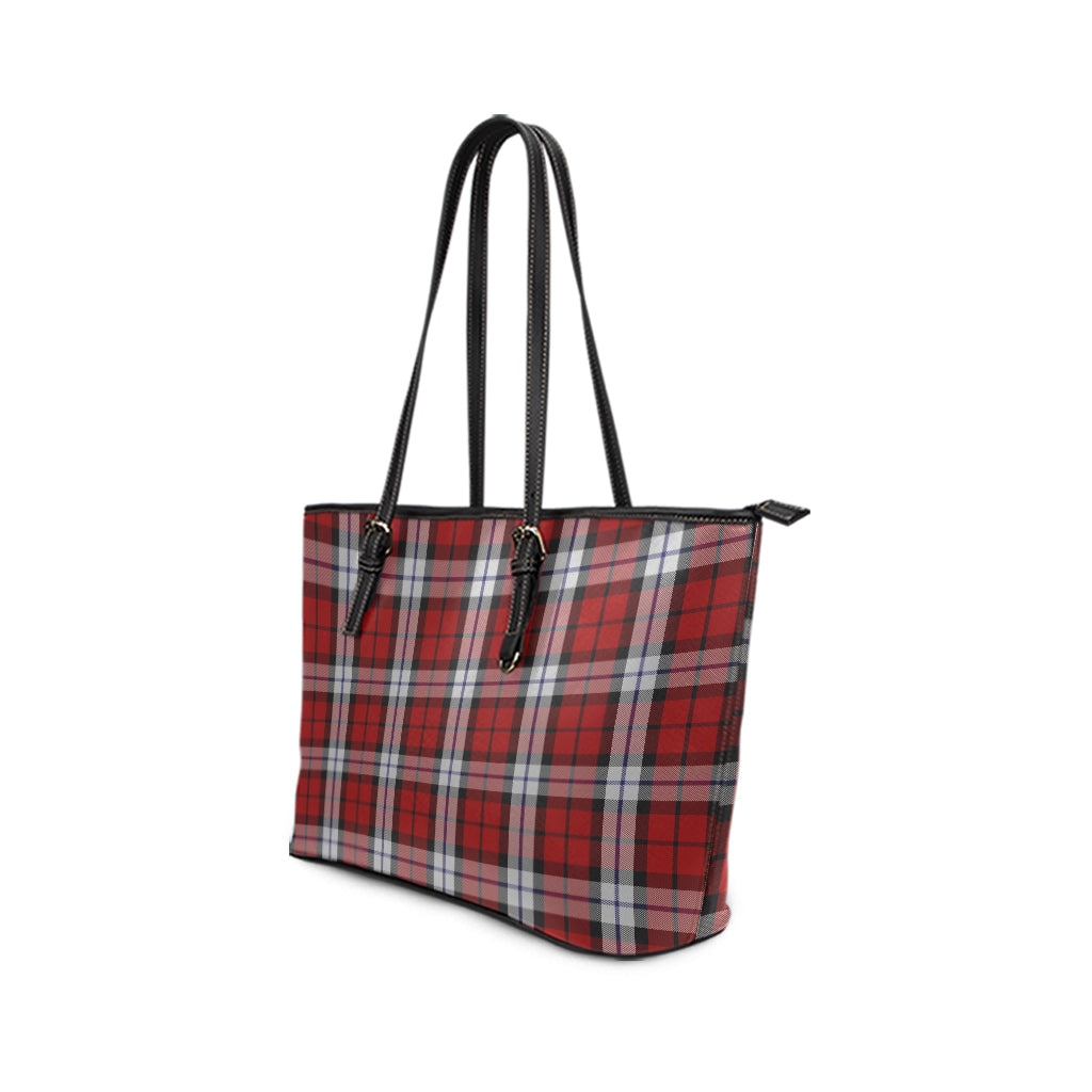 Brodie Dress Tartan Leather Tote Bag - Tartanvibesclothing