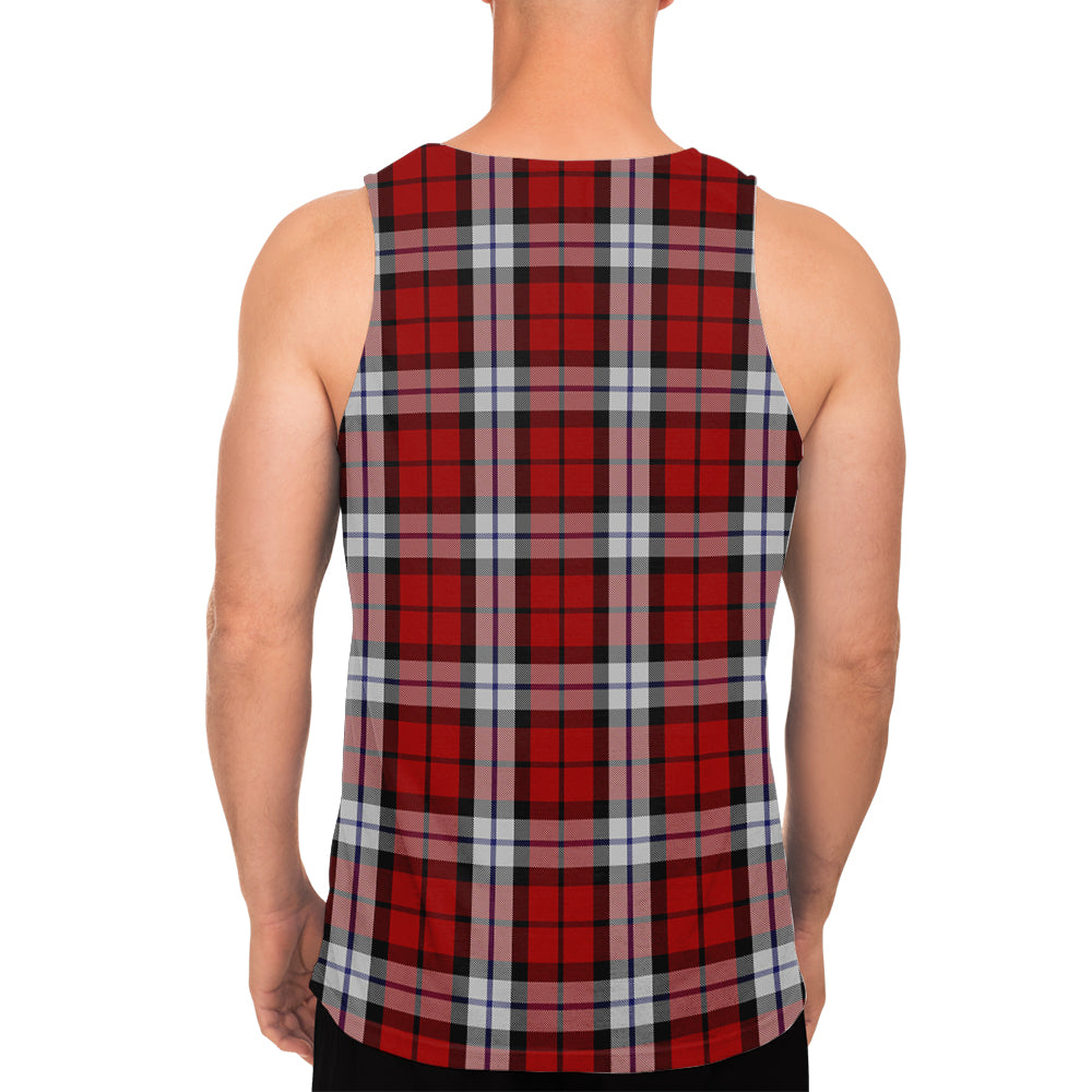 Brodie Dress Tartan Mens Tank Top with Family Crest - Tartanvibesclothing