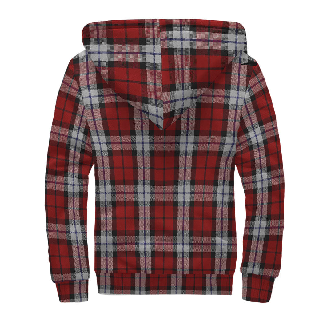 Brodie Dress Tartan Sherpa Hoodie with Family Crest - Tartanvibesclothing