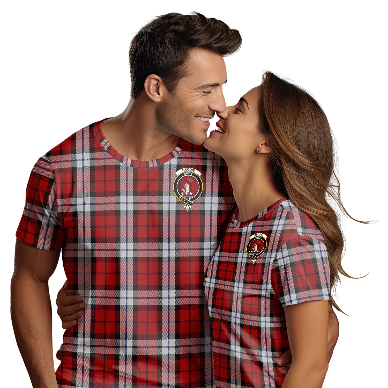 Brodie Dress Tartan T-Shirt with Family Crest - Tartan Vibes Clothing