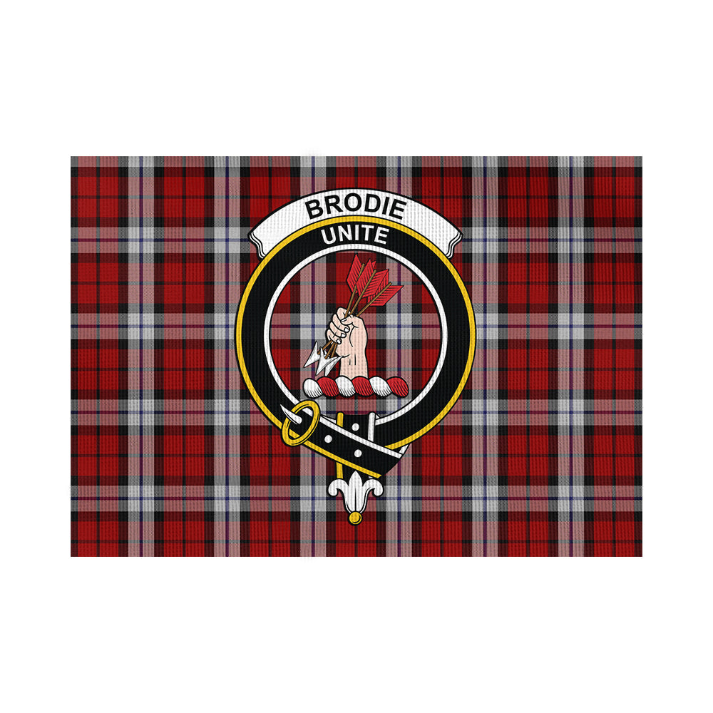 Brodie Dress Tartan Flag with Family Crest - Tartan Vibes Clothing