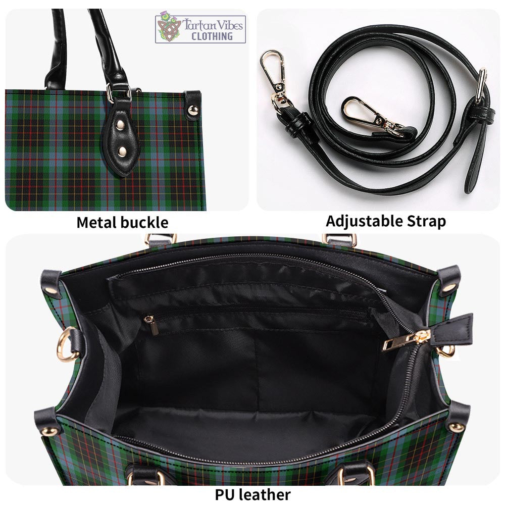 Tartan Vibes Clothing Brodie Hunting Tartan Luxury Leather Handbags