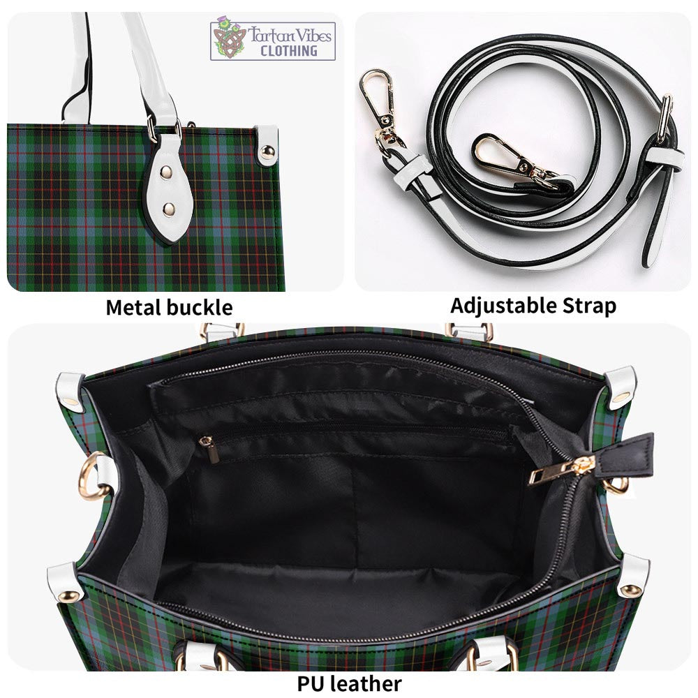 Tartan Vibes Clothing Brodie Hunting Tartan Luxury Leather Handbags