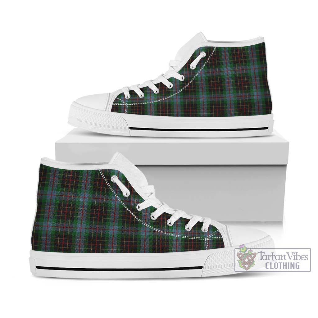 Tartan Vibes Clothing Brodie Hunting Tartan High Top Shoes