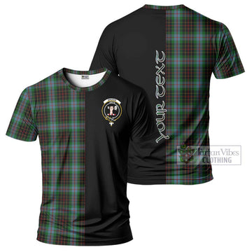 Brodie Hunting Tartan T-Shirt with Family Crest and Half Of Me Style