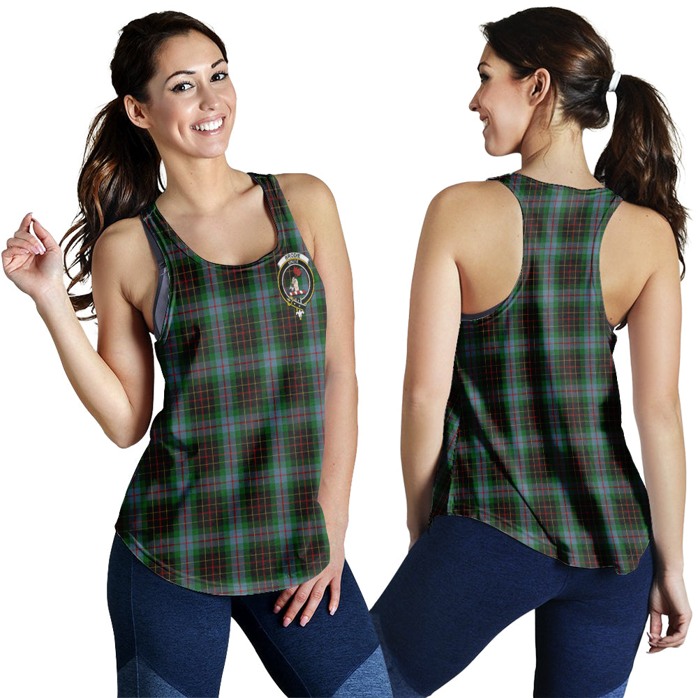 Brodie Hunting Tartan Women Racerback Tanks with Family Crest - Tartanvibesclothing