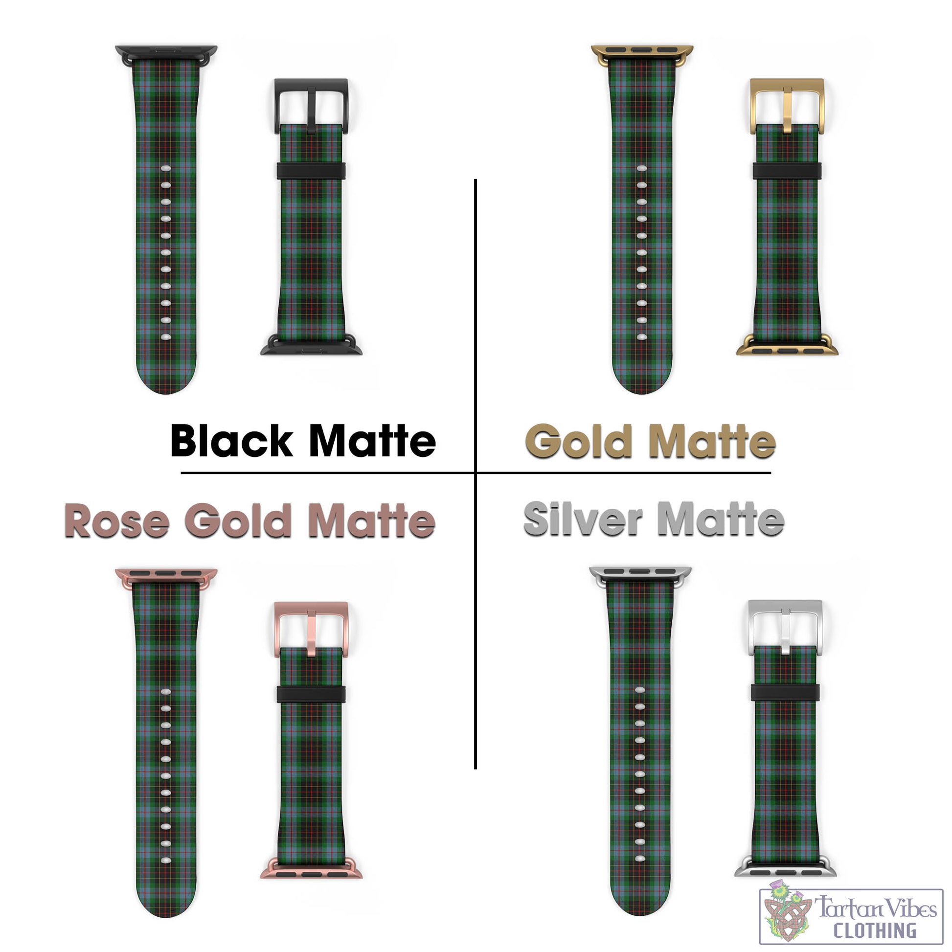 Tartan Vibes Clothing Brodie Hunting Tartan Watch Band