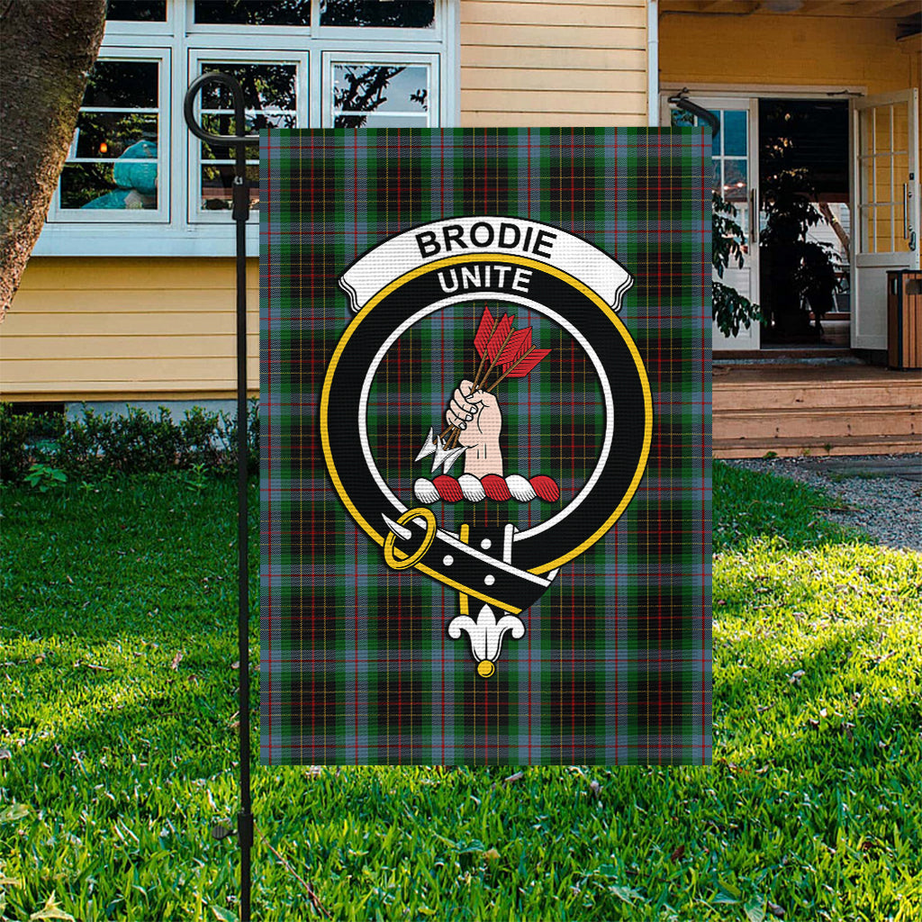 Brodie Hunting Tartan Flag with Family Crest - Tartan Vibes Clothing