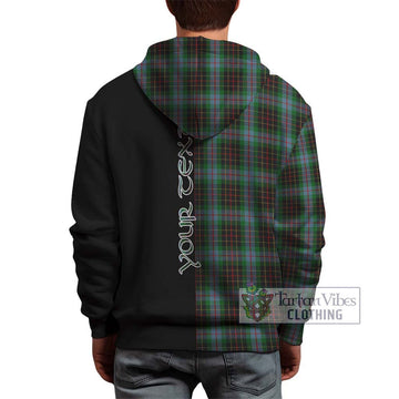 Brodie Hunting Tartan Hoodie with Family Crest and Half Of Me Style