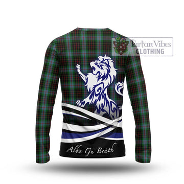 Brodie Hunting Tartan Long Sleeve T-Shirt with Alba Gu Brath Regal Lion Emblem