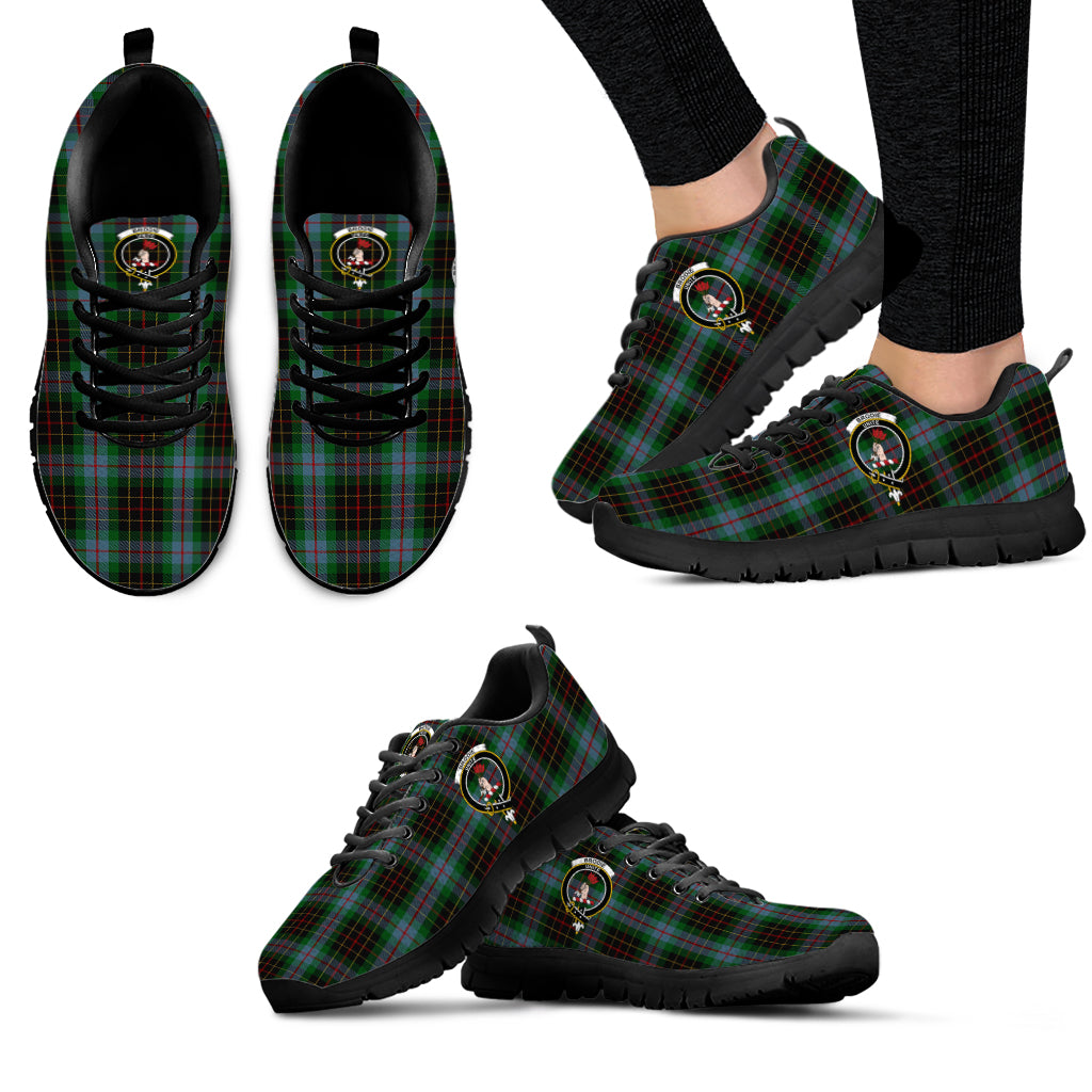 Brodie Hunting Tartan Sneakers with Family Crest - Tartan Vibes Clothing