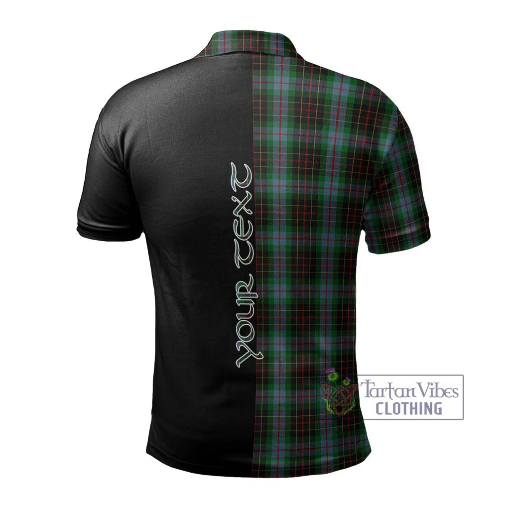 Brodie Hunting Tartan Polo Shirt with Family Crest and Half Of Me Style - Tartanvibesclothing Shop