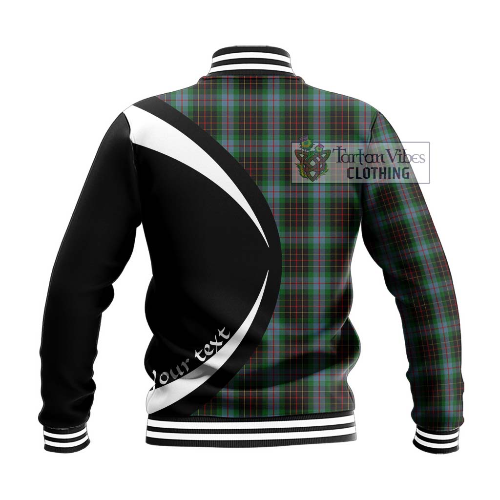 Brodie Hunting Tartan Baseball Jacket with Family Crest Circle Style - Tartan Vibes Clothing