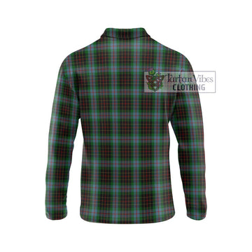 Brodie Hunting Tartan Long Sleeve Polo Shirt with Family Crest DNA In Me Style