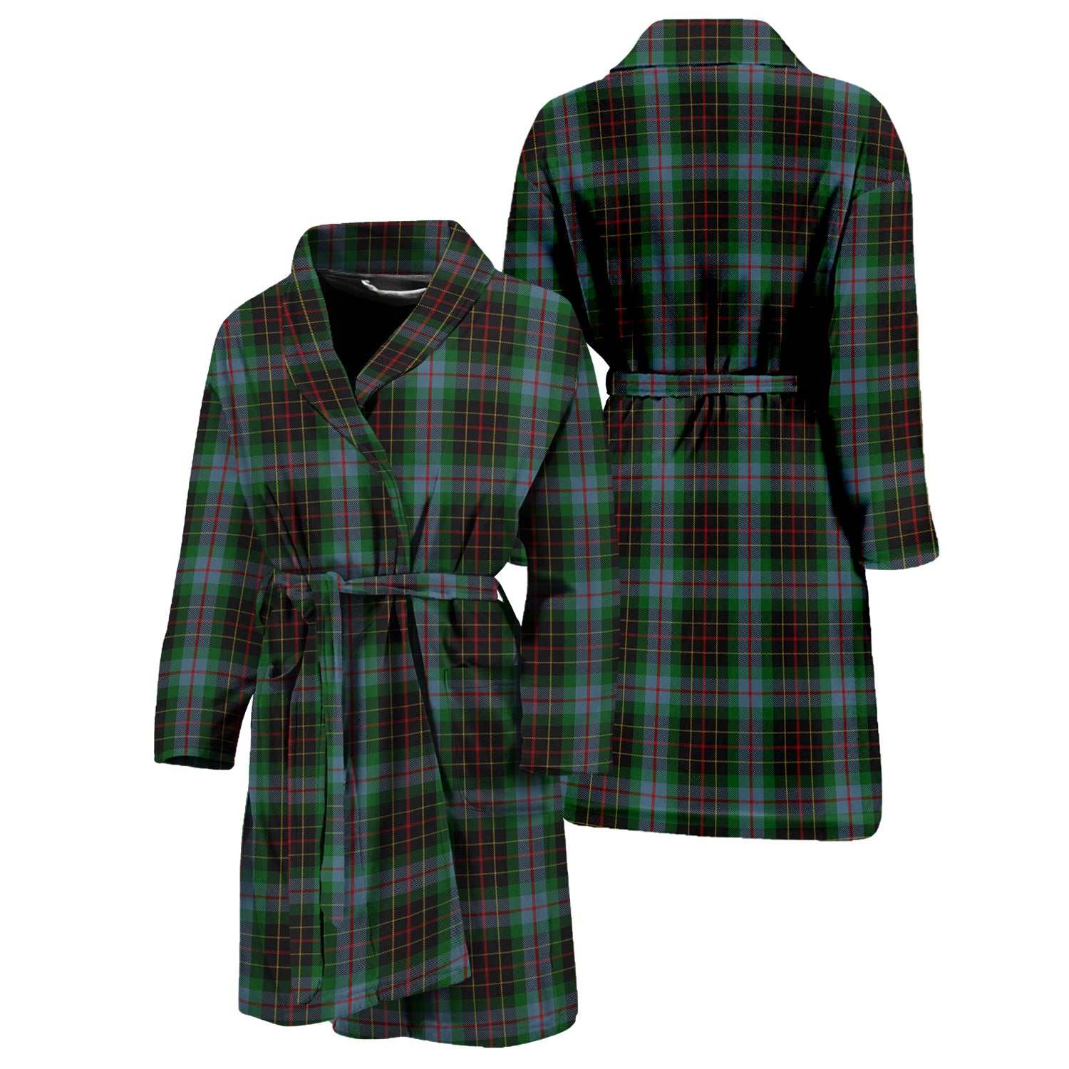 Brodie Hunting Tartan Bathrobe Unisex M - Tartan Vibes Clothing