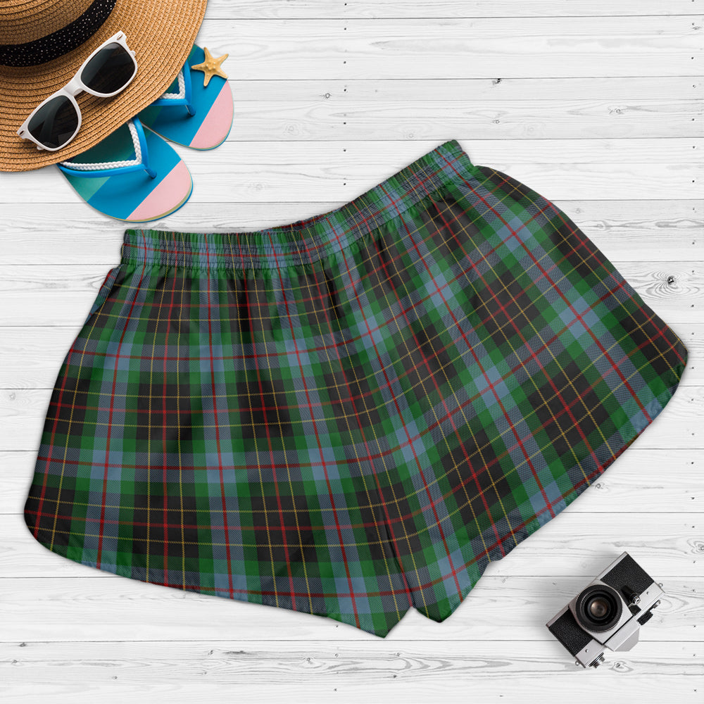 Brodie Hunting Tartan Womens Shorts with Family Crest - Tartanvibesclothing