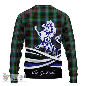 Brodie Hunting Tartan Ugly Sweater with Alba Gu Brath Regal Lion Emblem