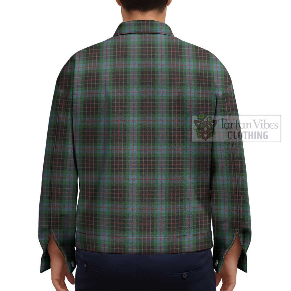 Brodie Hunting Tartan Unisex Lapel Cotton Jacket - Tartan Vibes Clothing