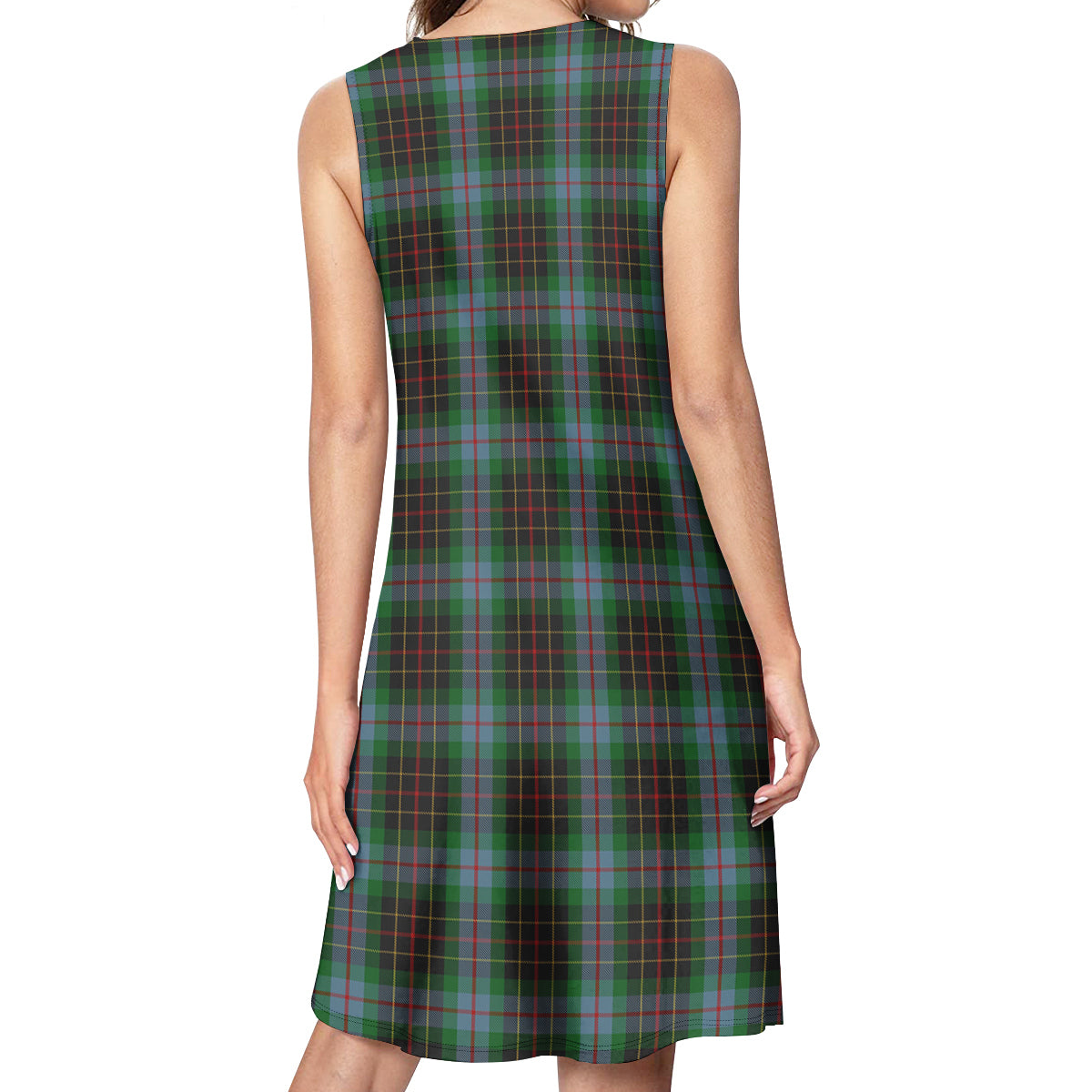 Brodie Hunting Tartan Womens Casual Dresses - Tartanvibesclothing