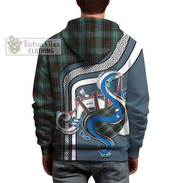 Brodie Hunting Tartan Hoodie with Epic Bagpipe Style