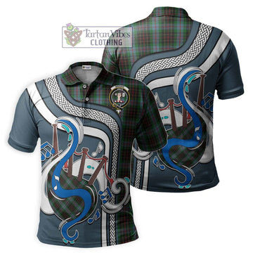 Brodie Hunting Tartan Polo Shirt with Epic Bagpipe Style