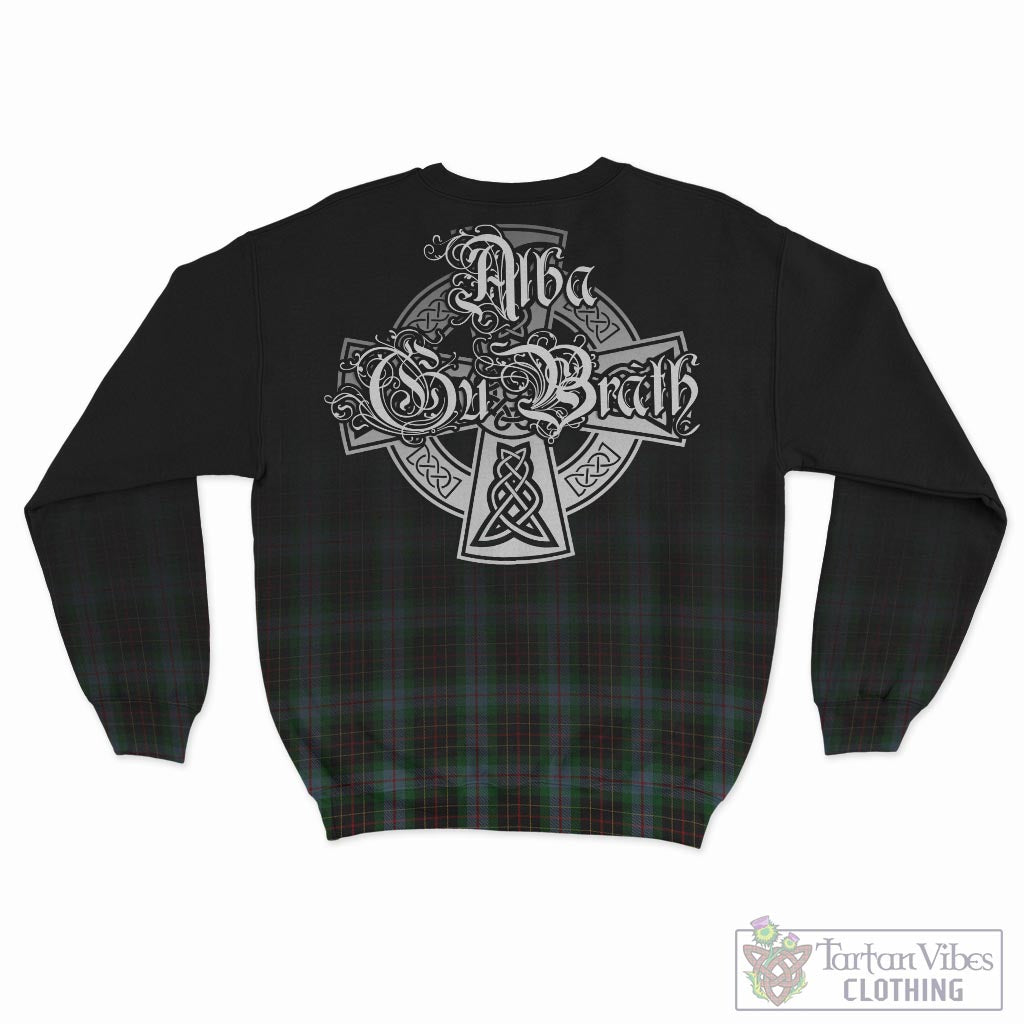 Tartan Vibes Clothing Brodie Hunting Tartan Sweatshirt Featuring Alba Gu Brath Family Crest Celtic Inspired