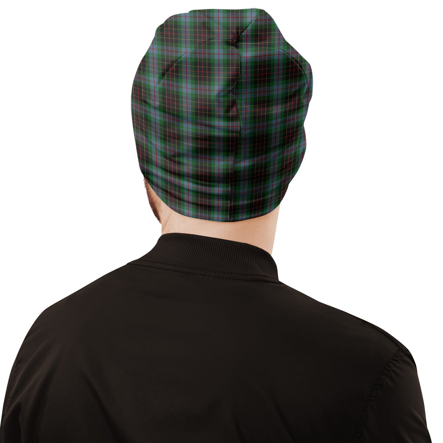 Brodie Hunting Tartan Beanies Hat with Family Crest - Tartanvibesclothing