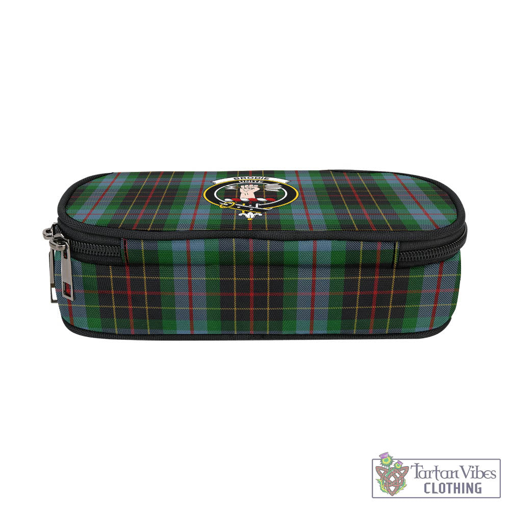 Tartan Vibes Clothing Brodie Hunting Tartan Pen and Pencil Case with Family Crest