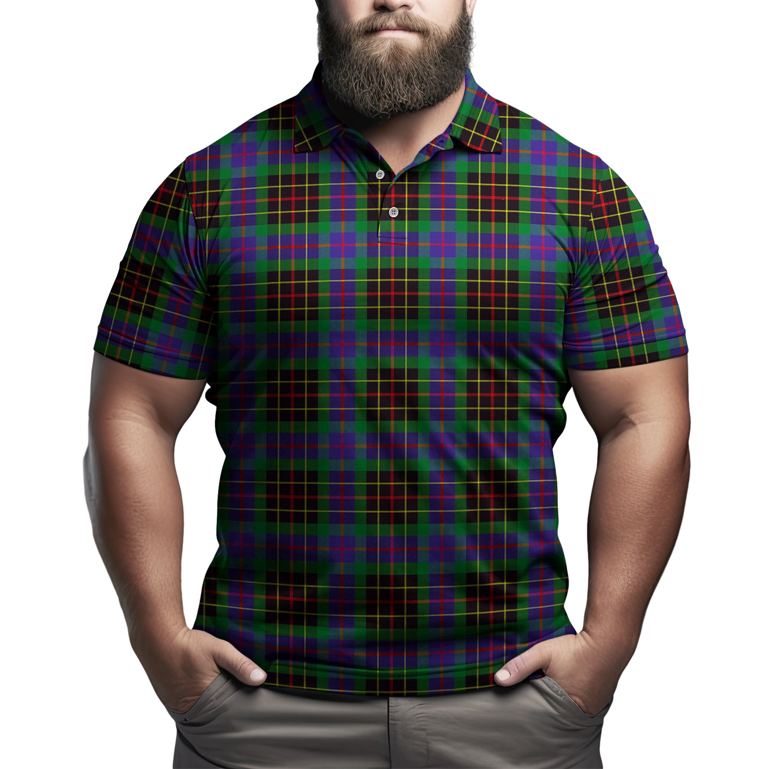 Brodie Hunting Modern Tartan Mens Polo Shirt Kid - Tartan Vibes Clothing