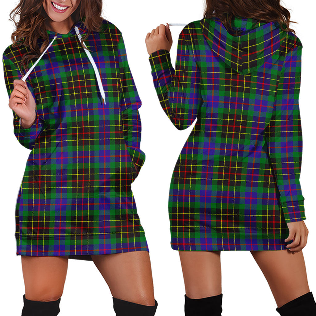 Brodie Hunting Modern Tartan Hoodie Dress - Tartan Vibes Clothing