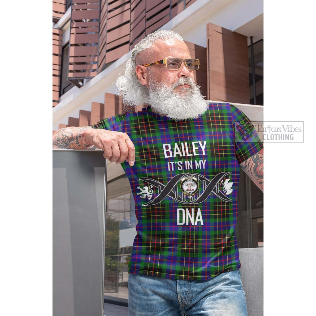 Tartan Vibes Clothing Brodie Hunting Modern Tartan Cotton T-shirt with Family Crest DNA In Me Style