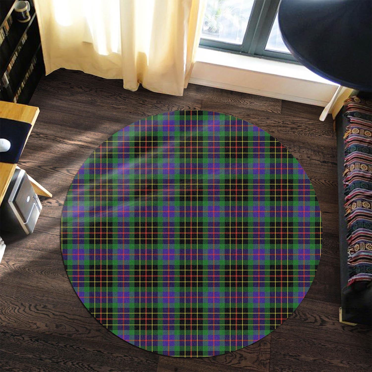 Brodie Hunting Modern Tartan Round Rug - Tartanvibesclothing