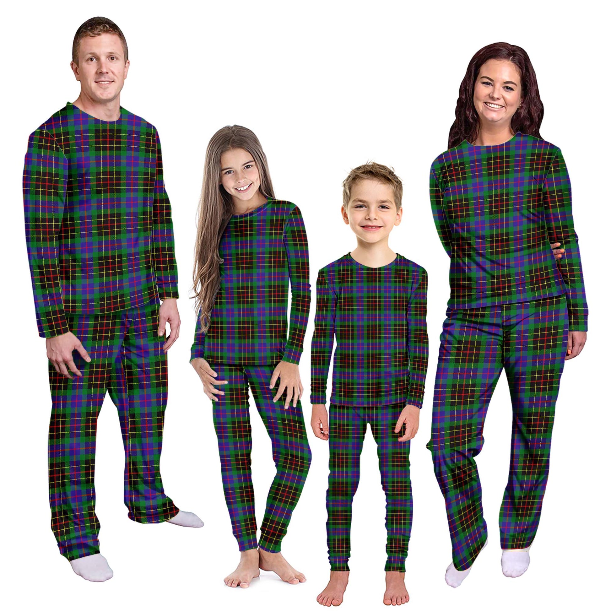 Brodie Hunting Modern Tartan Pajamas Family Set Kid - Tartan Vibes Clothing