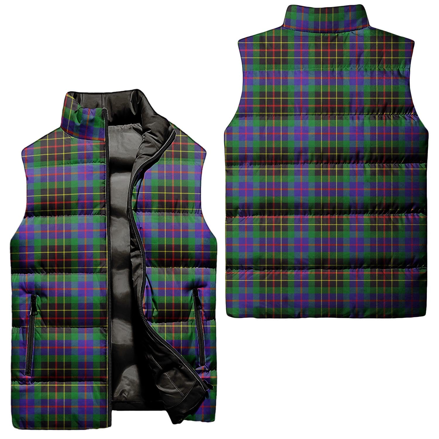 Brodie Hunting Modern Tartan Sleeveless Puffer Jacket Unisex - Tartanvibesclothing