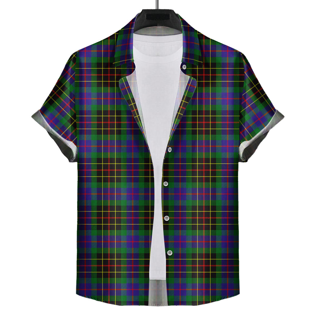 Brodie Hunting Modern Tartan Short Sleeve Button Down Shirt - Tartanvibesclothing