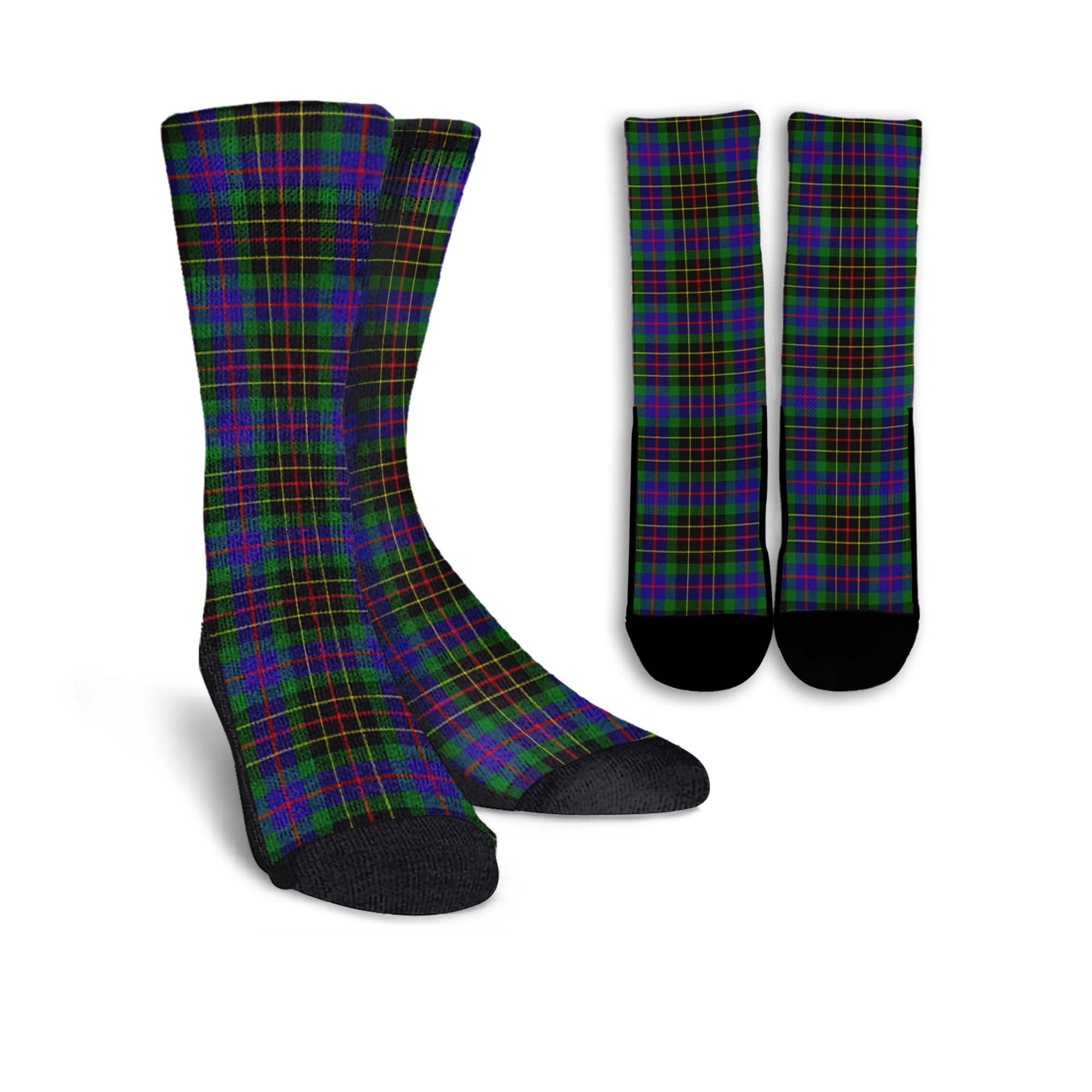 Brodie Hunting Modern Tartan Crew Socks - Tartanvibesclothing