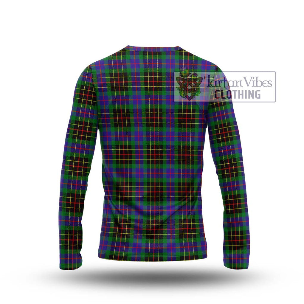 Brodie Hunting Modern Tartan Long Sleeve T-Shirt with Family Crest DNA In Me Style - Tartanvibesclothing Shop