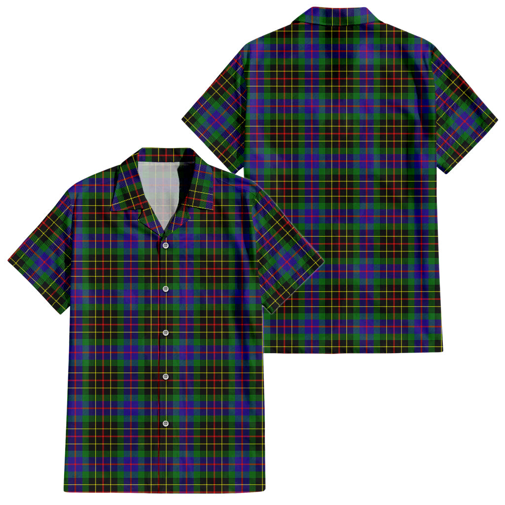 Brodie Hunting Modern Tartan Short Sleeve Button Down Shirt - Tartanvibesclothing